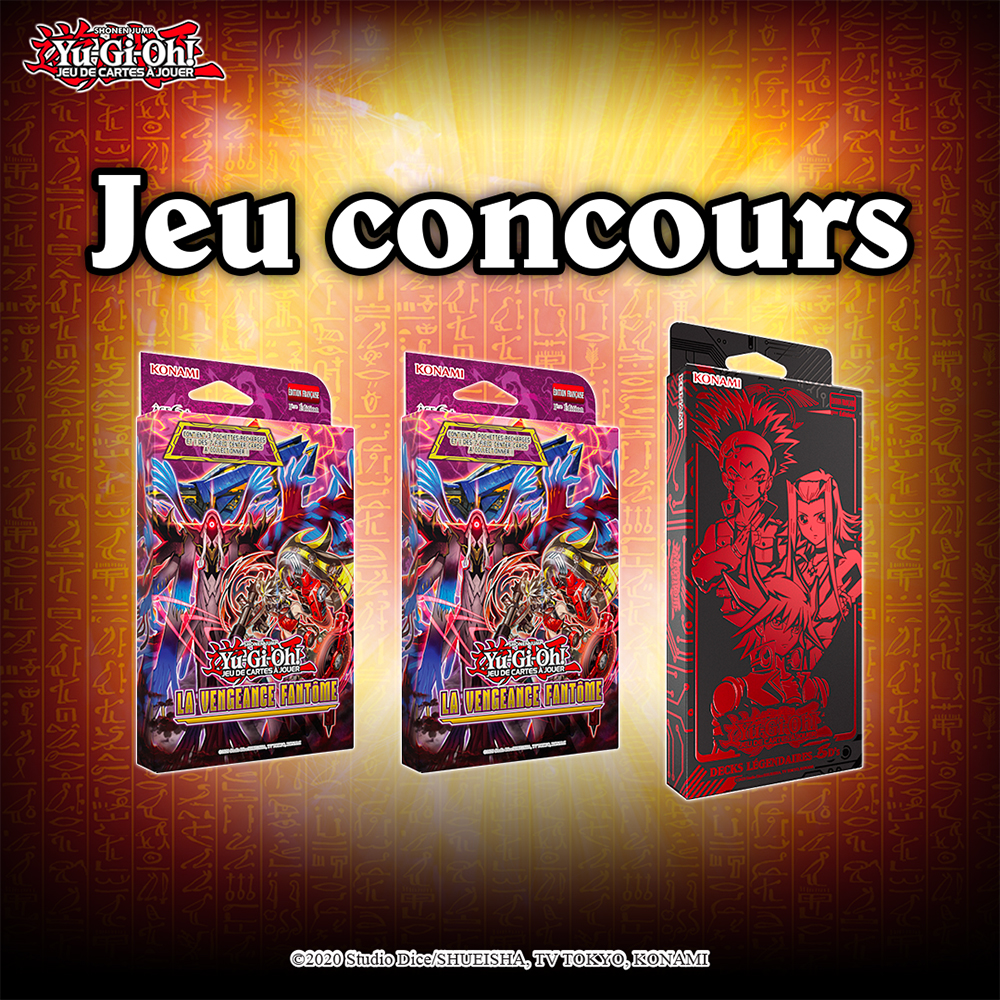 Micromania_Fr's tweet image. C'est l'heure de votre concours Yu-Gi-Oh TCG 🔥 A gagner, un lot contenant 2 Tucbox La Revanche Fantôme et un Deck - Yu Gi Oh - Legendaires 5D's 🥰

🃏 Like⁣⁣⁣, RT &amp;amp; Follow @Micromania_Fr
🃏 Mentionne en réponse un ami avec #MicromaniaYuGiOhTCG
⁣
TAS dans 7 jours 🔥