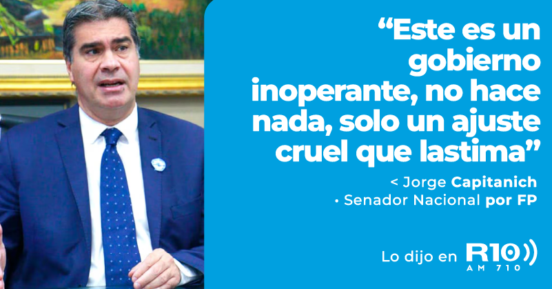🗣️"Este es un gobierno inoperante, no hace nada, solo un ajuste cruel que lastima"

🎙️ La definición de Jorge Capitanich, Senador Nacional por Chaco, en diálogo con <a href="/LucasMella/">Lucas Mella</a>.

🎧 youtu.be/wgkBxzJisac