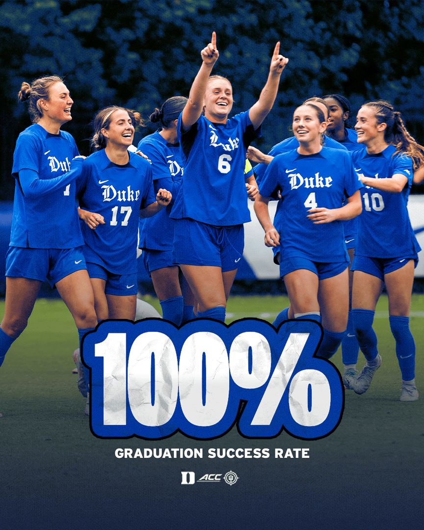 DukeWSOC's tweet photo. Big time numbers from our student-athletes 🤟📚

#GoDuke https://t.co/PcijroihVv