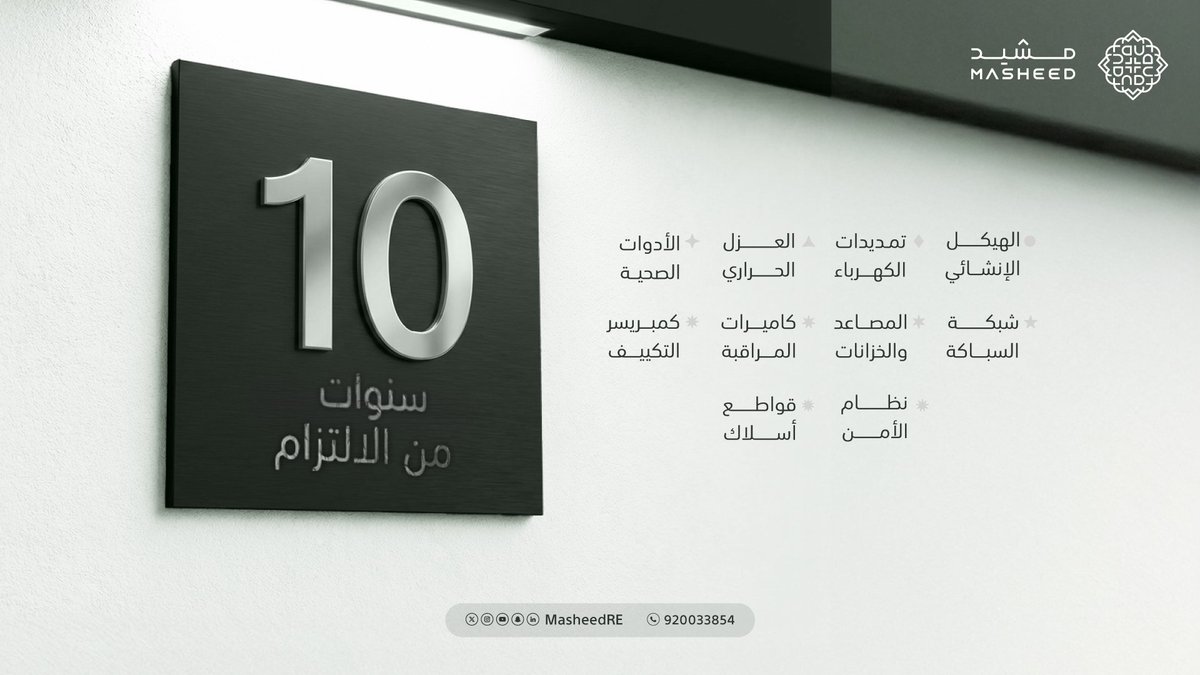 MasheedRE's tweet photo. لأن المشكلات الحقيقية لأي وحدة سكنية لا تظهر في يوم التسليم، ولكن مع الاستخدام..

نقدم لك 10 سنوات من طمأنينة كاملة؛ لنؤكد لك أن رحلتنا معك تبدأ بالاستلام وليس العكس. https://t.co/sm2o0QHb3j