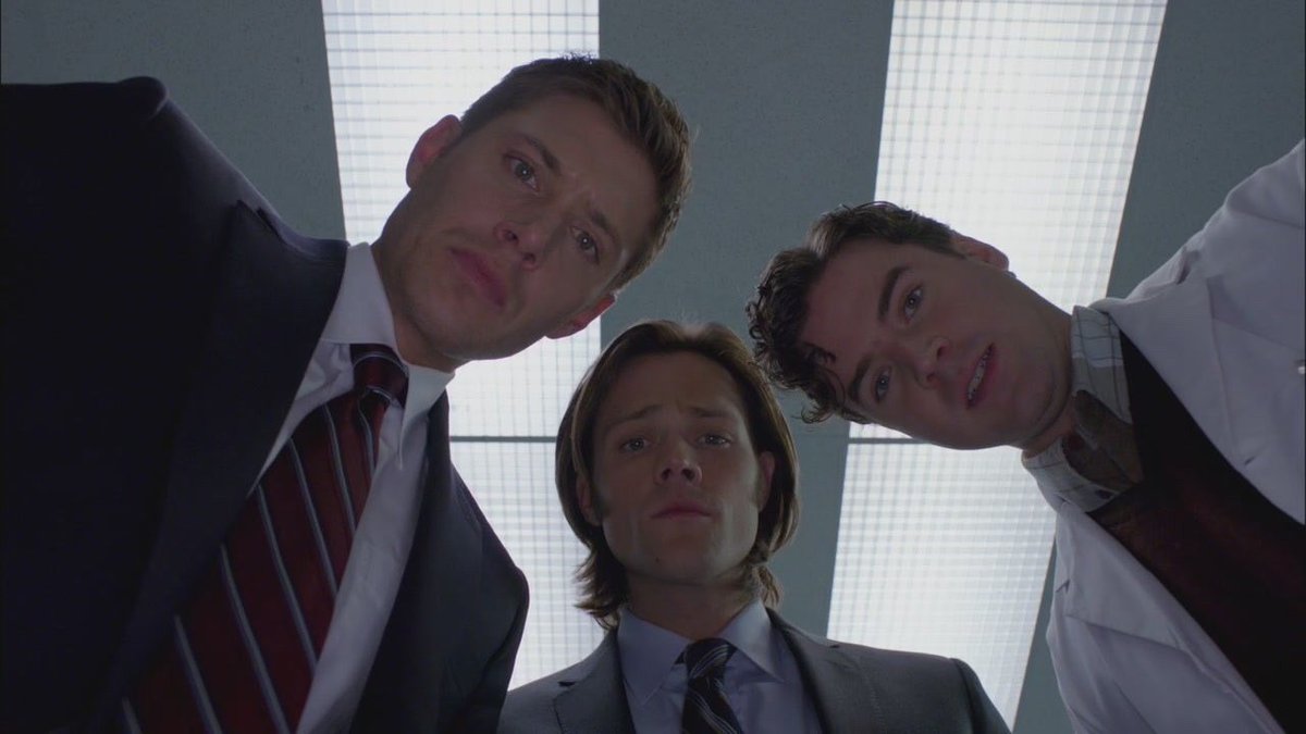 spn_aesthetic's tweet image. 7x13 The Slice Girls