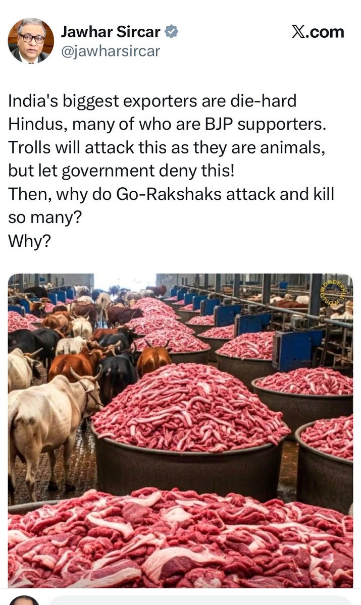 SouleFacts's tweet image. 𝐓𝐡𝐢𝐬 𝐢𝐬 𝐫𝐚𝐧𝐤 𝐢𝐧𝐭𝐞𝐥𝐥𝐞𝐜𝐭𝐮𝐚𝐥 𝐝𝐢𝐬𝐡𝐨𝐧𝐞𝐬𝐭𝐲 — 𝐚𝐧𝐝 𝐢𝐭’𝐬 𝐜𝐨𝐦𝐢𝐧𝐠 𝐟𝐫𝐨𝐦 𝐬𝐨𝐦𝐞𝐨𝐧𝐞 𝐰𝐡𝐨 𝐤𝐧𝐨𝐰𝐬 𝐛𝐞𝐭𝐭𝐞𝐫.

A retired IAS officer, former CEO of Prasar Bharati, and a Member of Parliament is fully aware that India does NOT export…