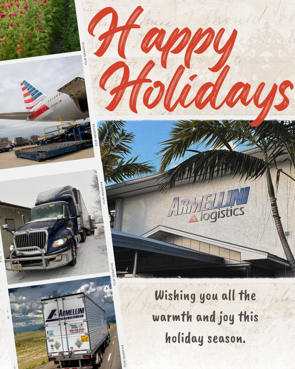 Miles may separate us, but the holidays bring us all closer together 🛣️❤️

From everyone at Armellini Logistics, we hope you have a wonderful holiday season! #HappyHolidays