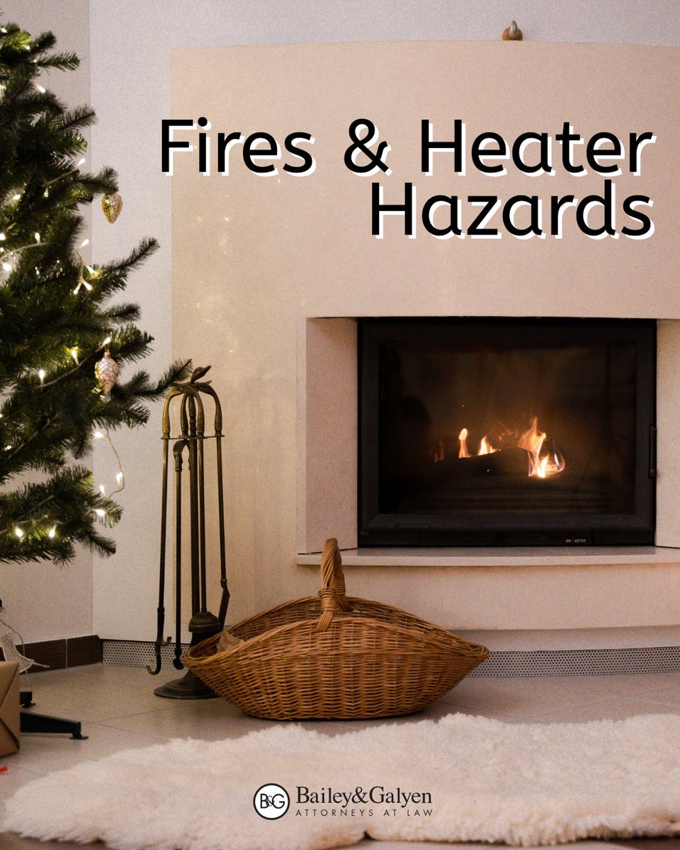 🔥 Fires &amp; Heater Hazards 🔥
Stay safe this season by using caution with space heaters, fireplaces, and holiday candles. A few extra precautions can help prevent accidents and keep your home cozy and safe!