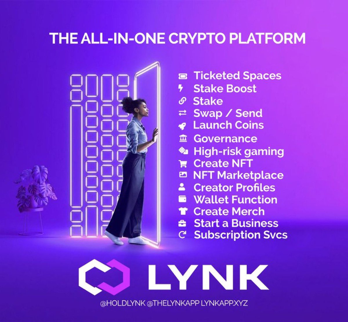 LYNKTOKEN's tweet image. We’re not chasing market share.
We’re building the infrastructure for the next thousand markets on @solana.

Adoption comes from access, not obligation
@thelynkapp opens the gateway to scale.

Powered by: $LYNK ☂️ 
@Arcium | @heliuslabs | @magicblock | @Metaplex | @sideshiftai |…