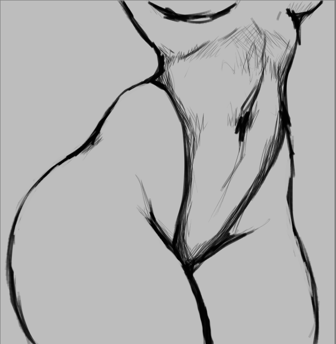 Skir_116's tweet photo. A sketch with thighs https://t.co/tlMf1gacNh