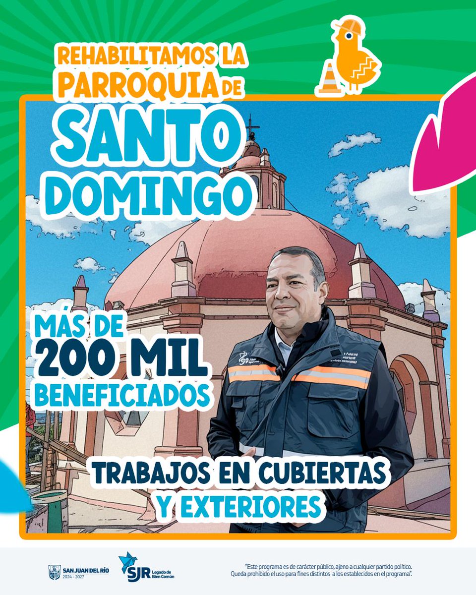 La Iglesia de Santo Domingo también está siendo intervenida para que recupere su belleza y se mantenga sólida por generaciones. Estamos reforzando su estructura, atendiendo fisuras, pintando y protegiendo sus áreas más antiguas.
Es un orgullo saber que estamos preservando nuestra