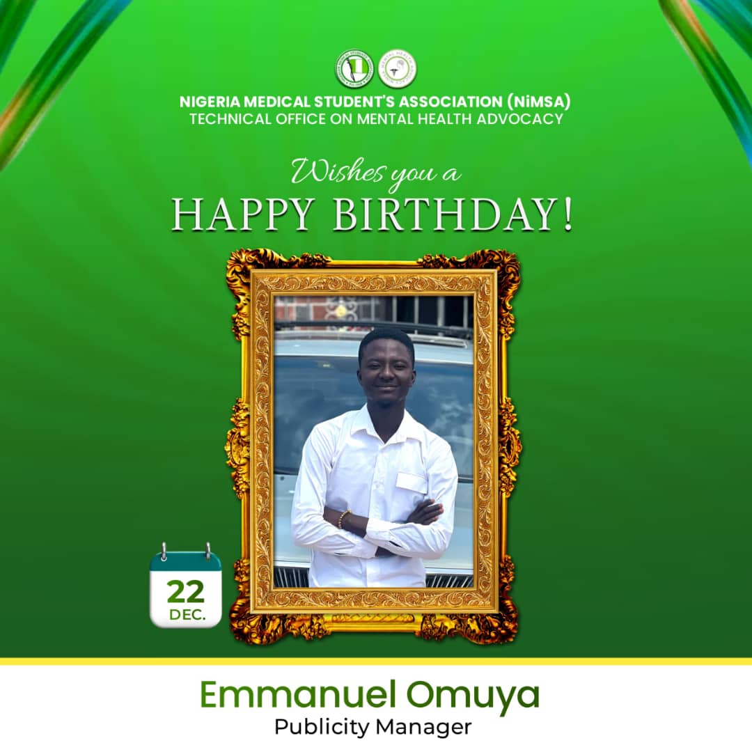 TOMHA2024's tweet photo. Happy birthday, Emmanuel @EmmanuelOmuya1!🥳🥳🥳
We appreciate your role as the Publicity Manager this year.💜

As you step into your new year, may all your wishes come true and may it be your best year yet.

Happy birthday again!💚🥂 https://t.co/KRHGKx5oun