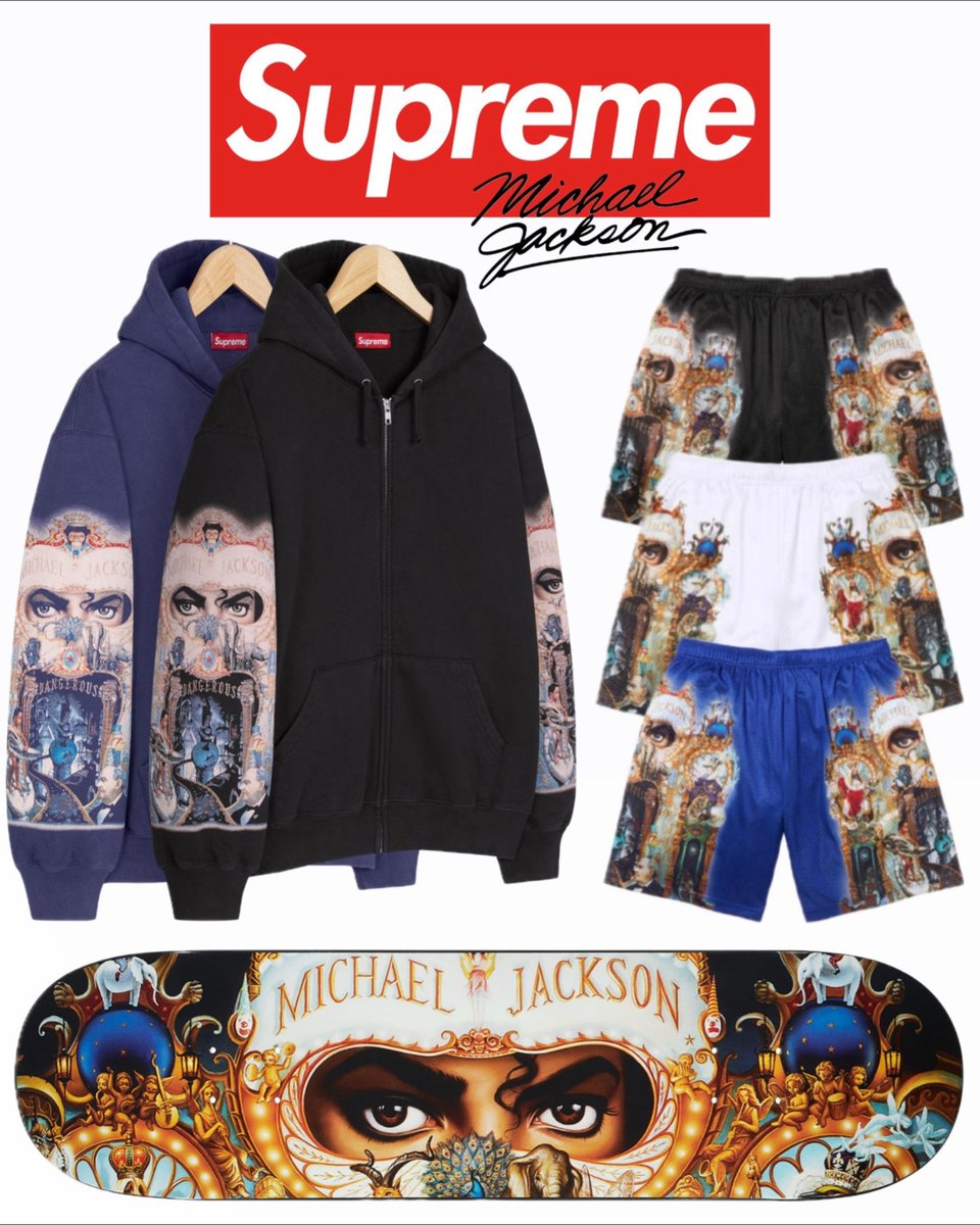 Supreme x Michael Jackson® Dangerous collection is finally set to