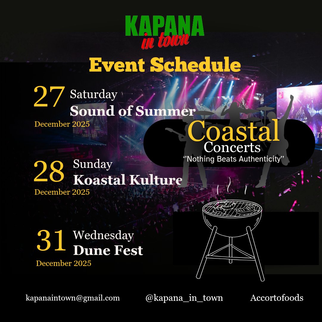 If you're coming to any of these events, we can't wait to serve you 🔥🔥🔥