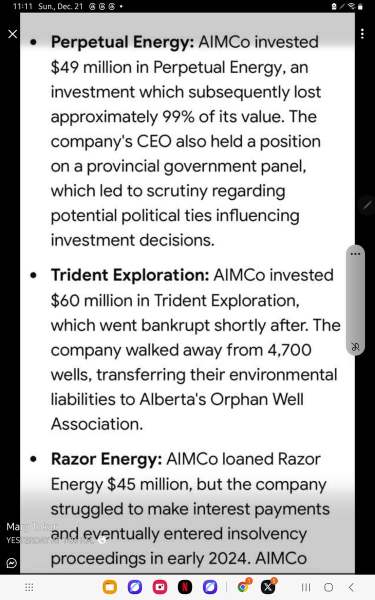 Kathy_Edm's tweet image. You sadly are a poor sponge for the lies of #UCP and separatists. Individual working people contribute to CPP as does their employeer. Keep your fingers off our #CPP Look at these investment losses made by AIMCO. The UCP brainturst at aimco are useless. #SaveOurCPP.