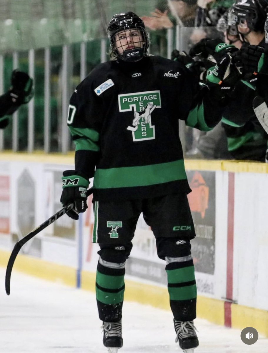 Congratulations to <a href="/PortageTerriers/">Portage Terriers</a> forward and <a href="/MJWARRIORS/">Moose Jaw Warriors</a> prospect Trevor Hill on a phenomenal start to his junior career! Currently 4th in <a href="/mjhlhockey/">MJHL</a> scoring, tied for 1st in goals, and 1st in rookie scoring! #ncaahockey #mjhl #whl #nhldraft #talented #brightfuture