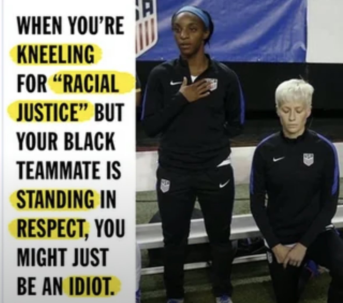 Kneeling is for morons