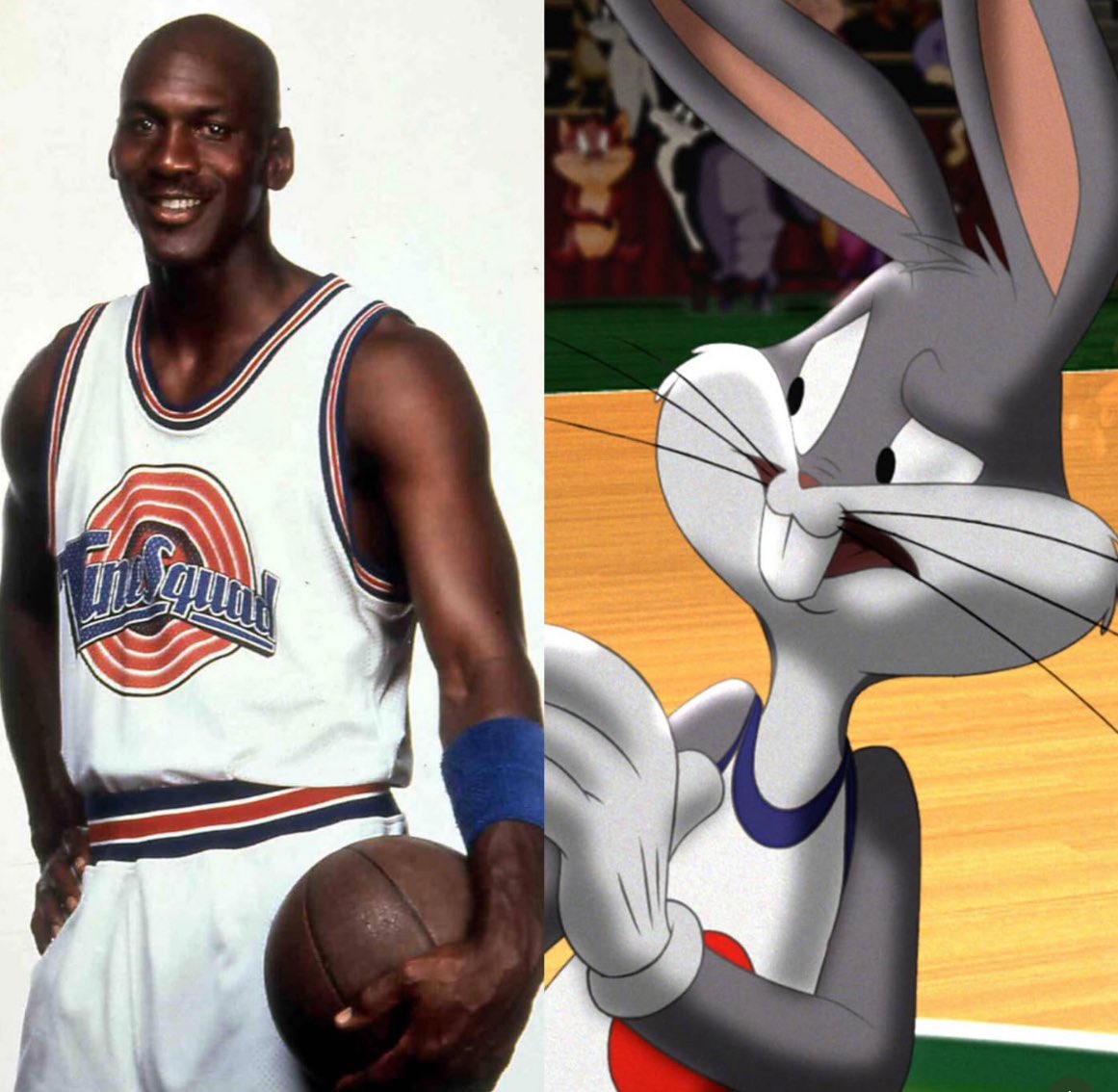 #SabiasQue Michael Jordan anotó 44 puntos, con un perfecto 22/22 en TC y solamente 2 pérdidas en el partido de la Tune Squad frente a los Monstars en Space Jam

Bugs Bunny fue el siguiente mejor jugador del equipo. Terminó con 10 puntos y 3 asistencias

La Tune Squad ganó el