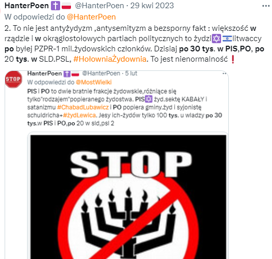 HanterPoen's tweet photo. @Wlodek_Skalik @KoronyPolskiej @GrzegorzBraun_ @JacekWilkPL @KonradNiznik_ @KoronaWarszawa @wrealu24_pl @NCZAS1 @MarcinRola89 Musimy się już dziś przygotować na wielkie demonstracje ,protest pod @PremierRP tuska ,miasteczko namiotowe jak żydy z #iKOD-2017...i obalić ten pucz-reżim neostalinowski ,bo widać że @pisorgpl-#udaje opozycję i nic nie robi. Obalimy reżim jak w Rumunii, na Słowacji i w Czechach. https://t.co/WkAVpGmvrd