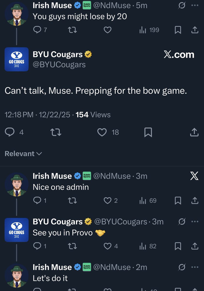 TopTierND's tweet photo. BYU admin lowkey cooked me🙂‍↔️ https://t.co/HgUuADjZdS