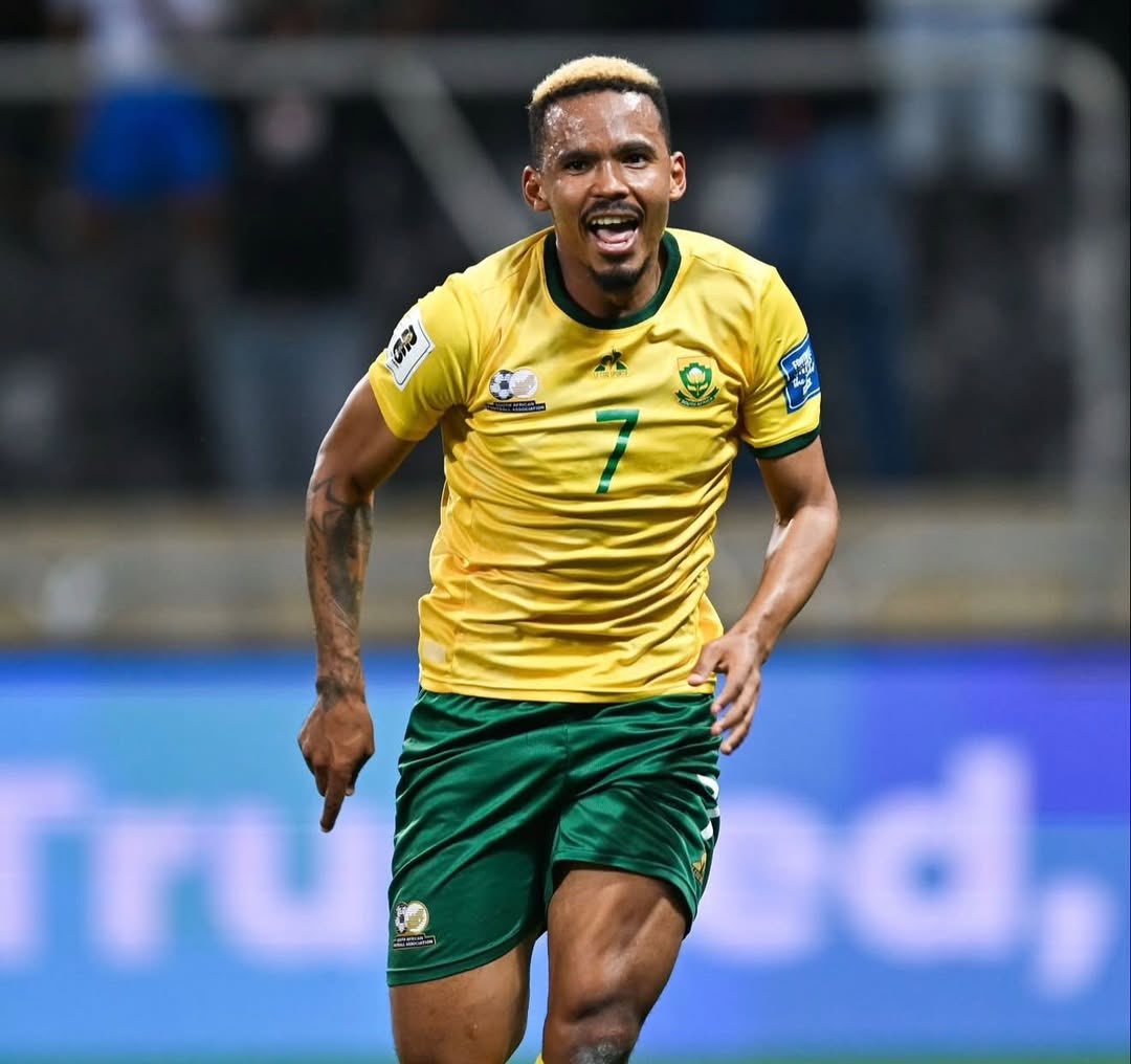 Lorenz_KO's tweet image. Oswin Appollis opens the scoring, Bafana Bafana lead Angola 1-0 🇿🇦⚽️

Composed finish! 

#TotalEnergiesAFCON2025