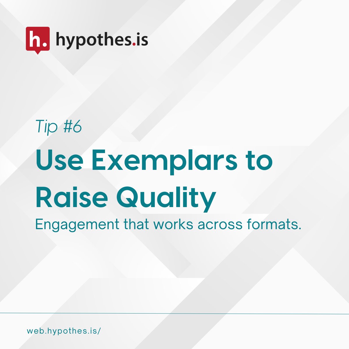 hypothes_is's tweet image. Students improve quickly when expectations are clear.

Showing a strong annotation next to a weak one provides instant clarity.

Try exemplars in your next course.

#Assessment #FacultyTips #LearningDesign #HigherEd #SocialAnnotation #Hypothesis