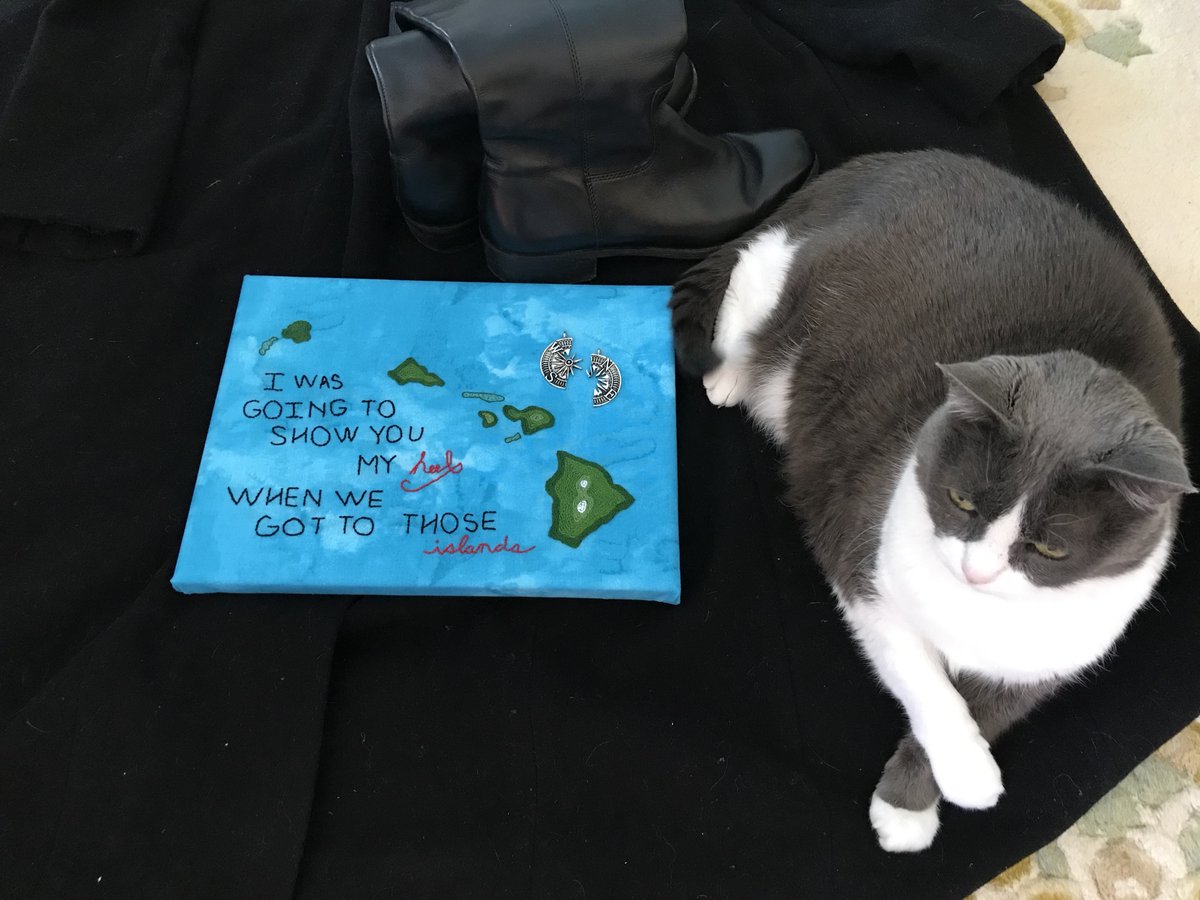 AlysofBath's tweet image. Millie was always a very good study buddy/project assistant. She would probably say project manager.