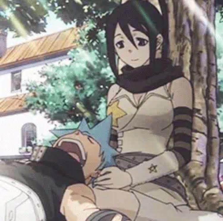 nostalgiaa's tweet photo. BlackStar &amp; Tsubaki (Soul Eater) https://t.co/5SG7uQ4An2