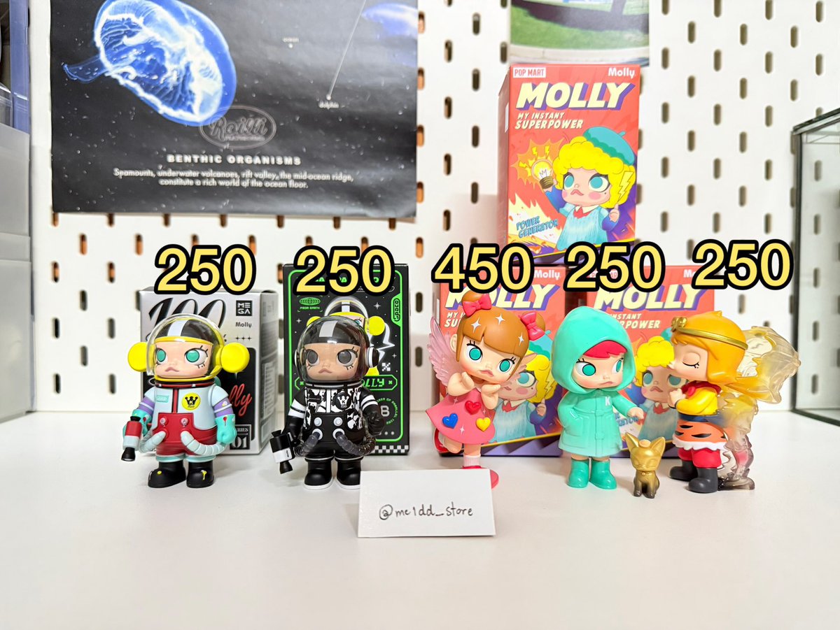 me1dd_store's tweet photo. 👉🏻 ขาย Molly 👈🏻
✅—— ราคาในรูปค้าบ ——✅
📦 ค่าส่ง 30
#ตลาดนัดPopmart #ตลาดนัดMolly #ตลาดนัดมอลลี่ #ตลาดนัดของเล่น https://t.co/sClVgAvVSD