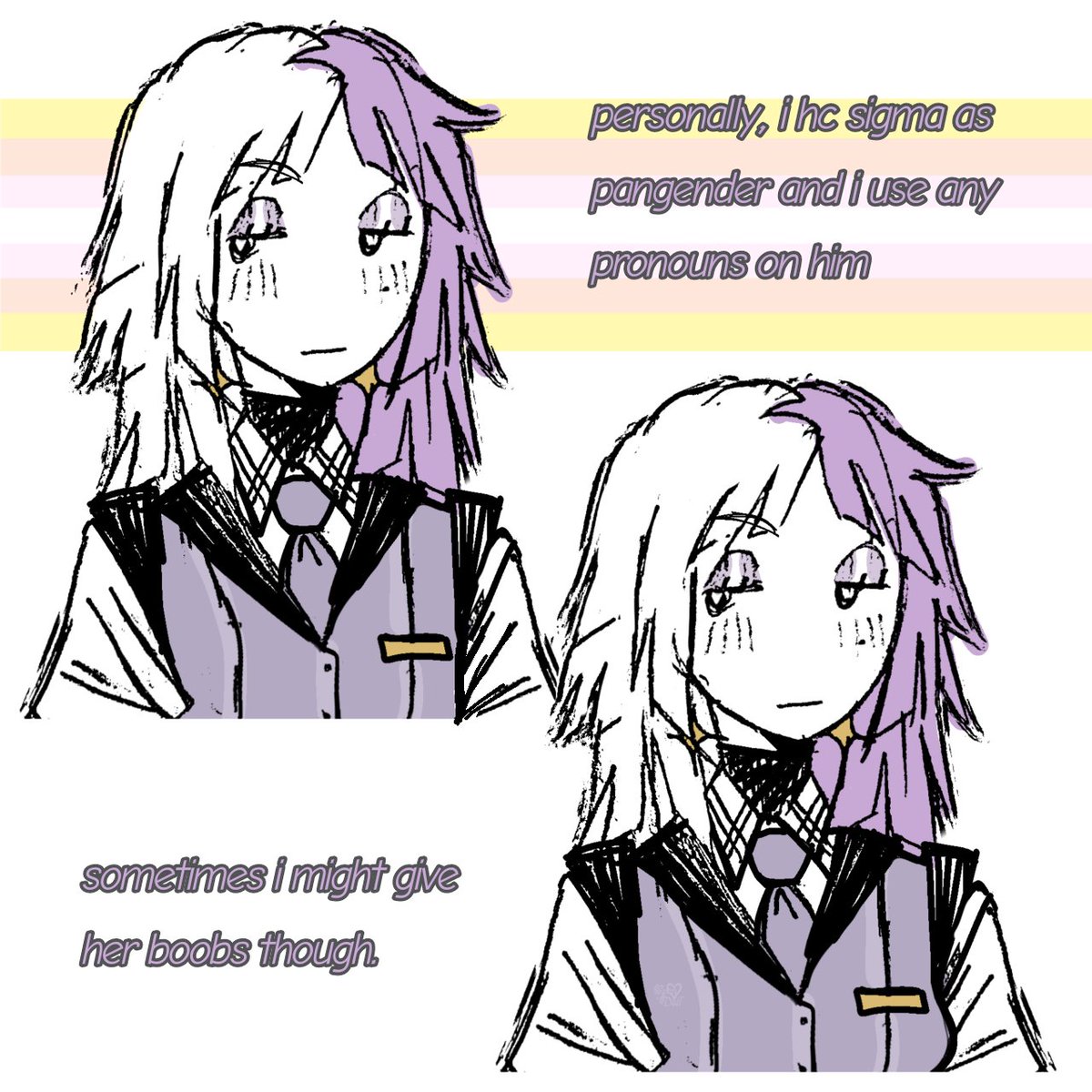 iatesig's tweet image. lazy art. im sleep deprived