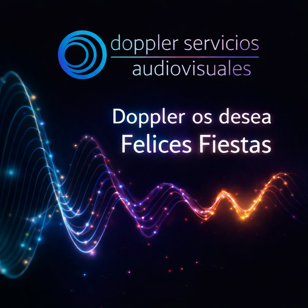 AudioDoppler's tweet image. Doppler os desea unas muy felices fiestas y un próspero 2026, lleno de salud y buenas oportunidades.