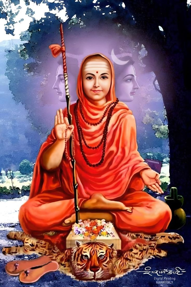 OnkarDake225's tweet image. त्रैमूर्तीचा अवतार | झाला नृसिंहसरस्वती नर ||
भक्तजनां मनोहर | प्रगटला भूमंडळीं ||

चौदाव्या शतकात पौष शुद्ध प्रतिपदेला श्री नृसिंह सरस्वती यांचा जन्म झाला. ते दत्तात्रयांचे द्वितीय अवतार होते. आई अंबाभवानीला आधी श्रीपाद श्रीवल्लभांनी अलौकिक पुत्र होईल असा वर दिला होता. माधव नामक…