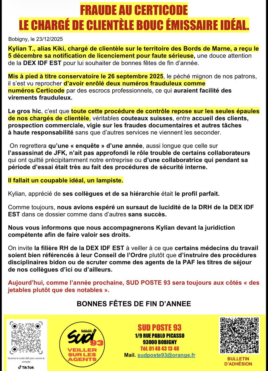 Fraude au certicode Le Chargé de Clientèle Bouc Émissaire