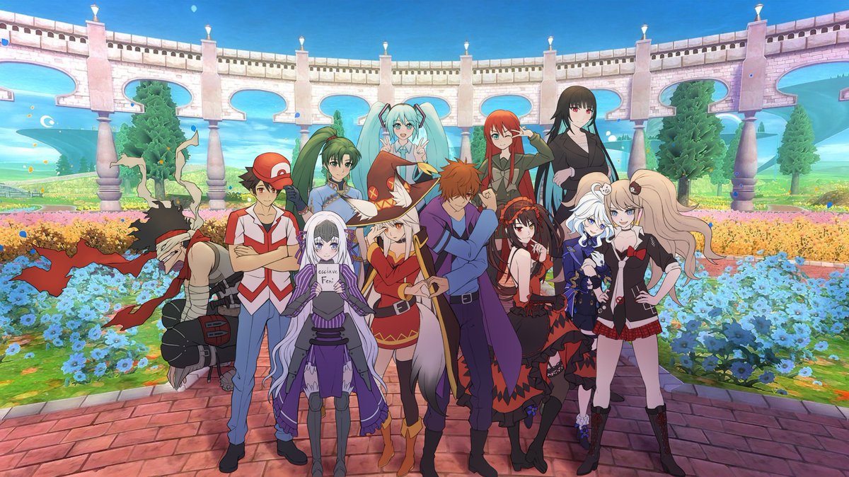 Et voilà l'illustration avec plein de monde est finie !
#commissionart #animeart