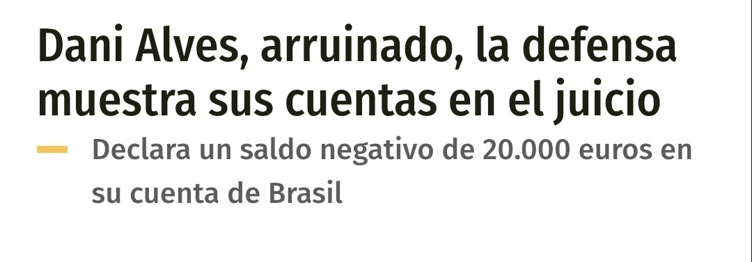 Recordemos que este miserable vendió en el juicio que estaba arruinado.