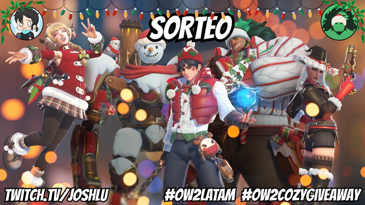 🎁SORTEO MEGALOTE CONFORTABLE🎁

Gracias a <a href="/OverwatchLATAM/">Overwatch</a> y <a href="/Blizzard_Ent/">Blizzard Entertainment</a> por el código para sortear a la comunidad.

Requisitos: 
👤Seguirme en X, Twitch e Instagram.
👥Menciona un amig@
🔁RT y Like

🗓️Ganador el 26 de diciembre del 2025.

#OW2LATAM #OW2CozyGiveaway