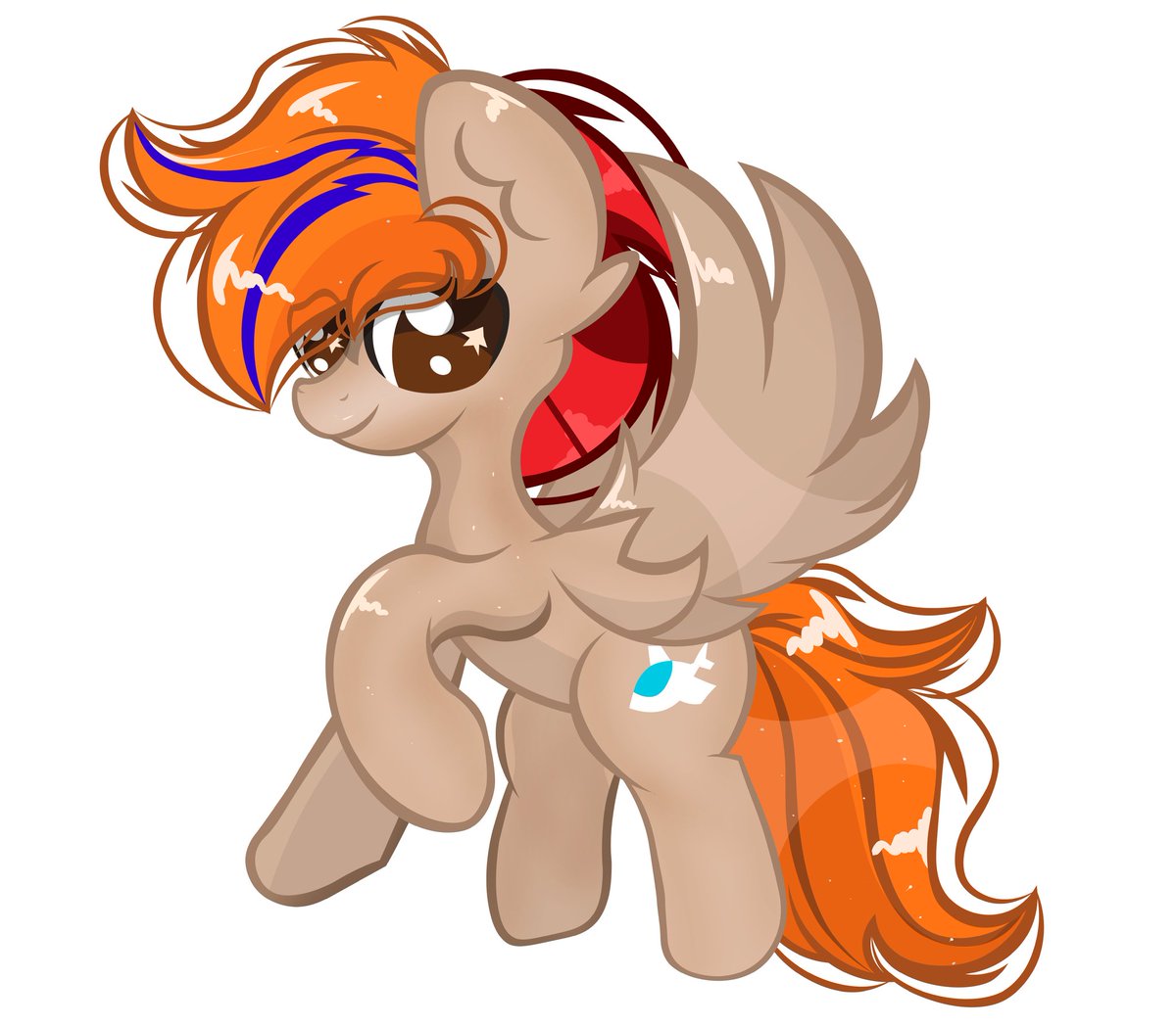 FedeDash's tweet image. I spent from 1 AM to 3 AM doing the drawing ^^, before it took me 14 hours just to do the pony 

#pony #mlp