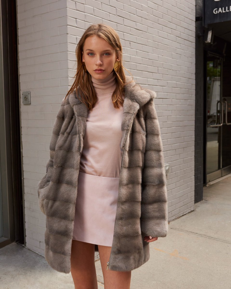 Meet the Maggie Mink Fur Jacket — an elevated essential featuring