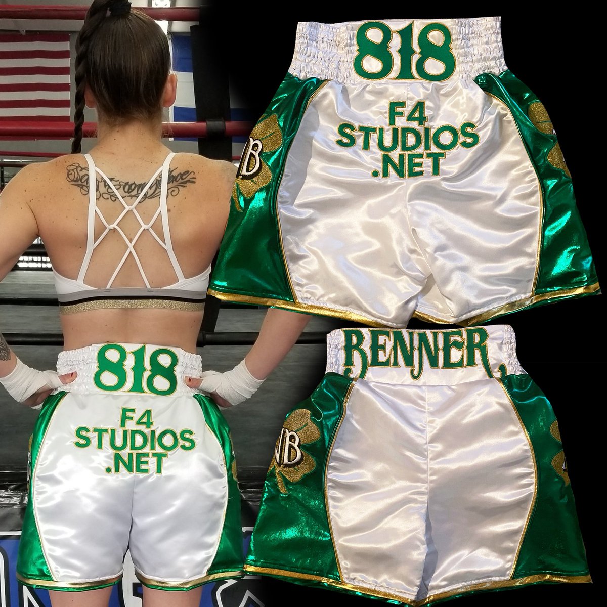 F4STUDIOS1's tweet photo. Custom Outfit for Nicole Benner  CALL US (323) 428-6466 #F4STUDIOS  #customboxingoutfits #boxingoutfits #boxingoutfit #customboxinggear #fightwear2champions #boxingkit #boxingislife #boxersofinstagram #customboxingkits #customoutfit #proboxer #boxinguniforms #boxingtrunks https://t.co/CEzoHqpLRQ