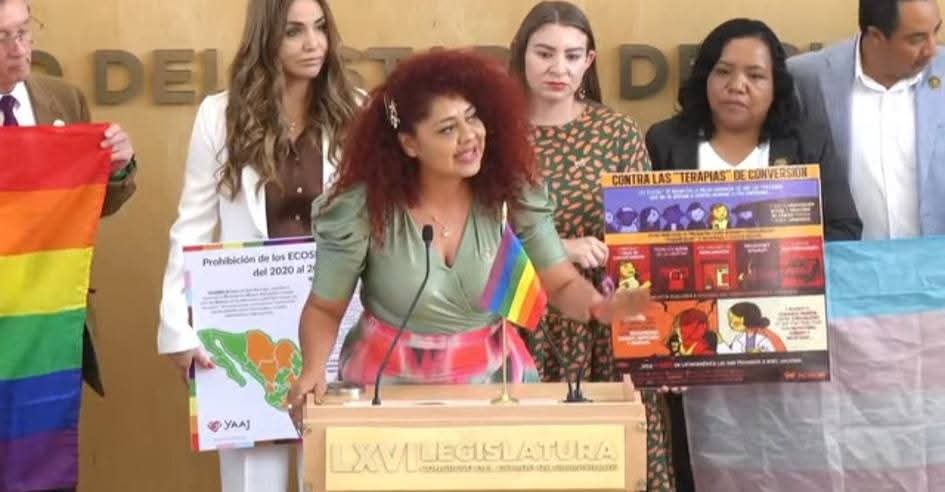 AlmaRosaGto's tweet photo. ¡Victoria histórica en #Guanajuato! En este primer periodo del segundo año de la LXVI Legislatura se voto a favor de la prohibición de las "terapias de conversión" (#ECOSIG). 🏳️🌈✨
Celebro esta gran victoria por los derechos humanos. La #4T vota a favor de la dignidad. La oposición, en contra.🚫
Como Secretaria de la Comisión de Diversidad de la Cámara de Diputados, seguiré trabajando por una vida digna para todas las personas. ¡Nada que curar! 👊