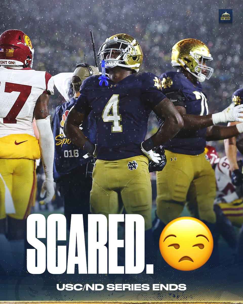 The Southern Cal series is over, per <a href="/RossDellenger/">Ross Dellenger</a>.

The two schools are working to restart the series as soon as 2030.

An annual free win is off the schedule. 😒