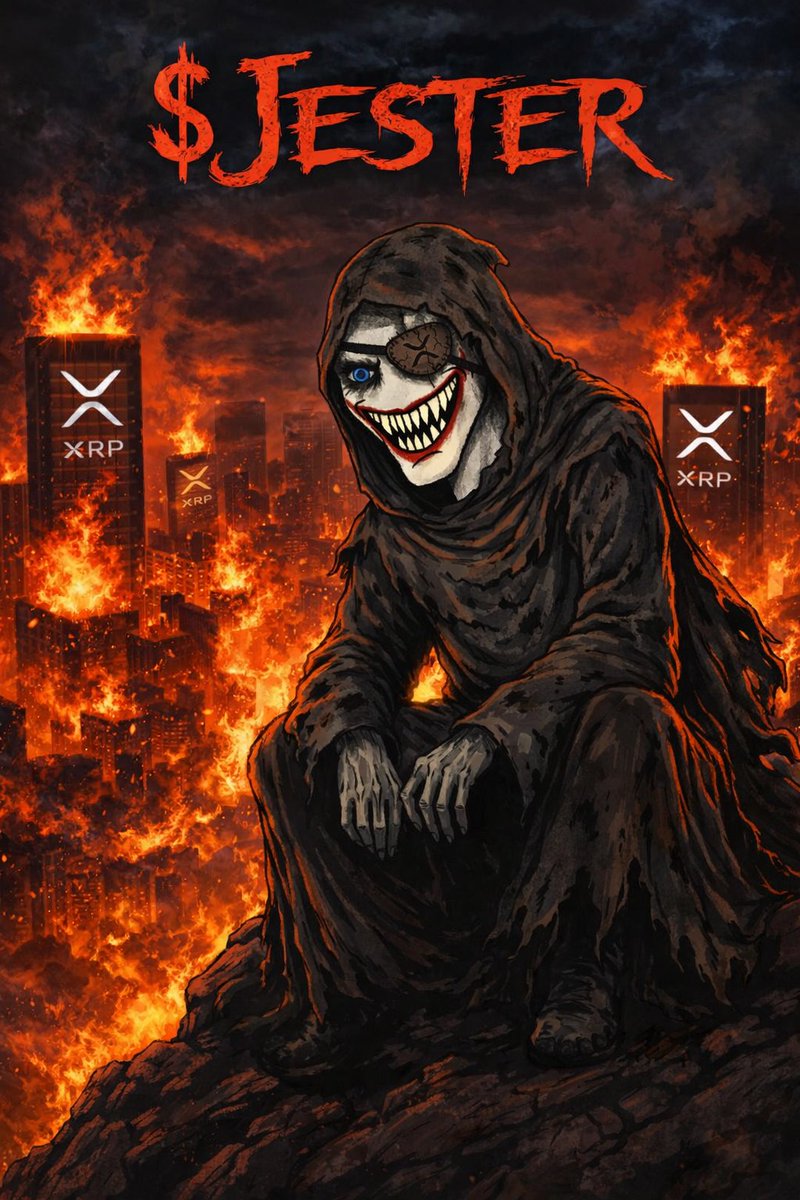 The city burns.
The weak panic.
The clever smile.

$Jester sits above the chaos, watching fear separate pretenders from survivors.

This isn’t luck. This is instinct.
Adapt or become ash.

On XRPL… only the unhinged endure. 🃏🔥