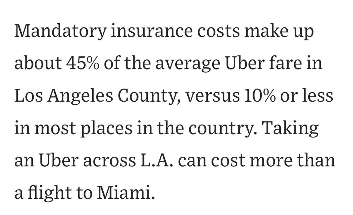 chamath's tweet photo. Taxes in California can make an Uber ride across LA more expensive than an airplane ticket from LA to Miami… https://t.co/FT7SGD2BfP