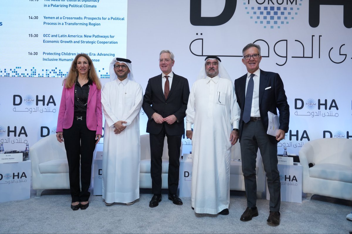 kasrpg's tweet image. Alongside the Forum, we held bilateral meetings with key Qatari and Saudi officials, which focused on advancing dialogue on regional security, foreign policy priorities and finding avenues for future cooperation! 

📸: Doha Forum