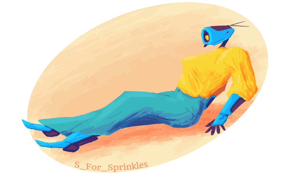 Lil Mirage from Ultrakill I drew recently. #ultrakill