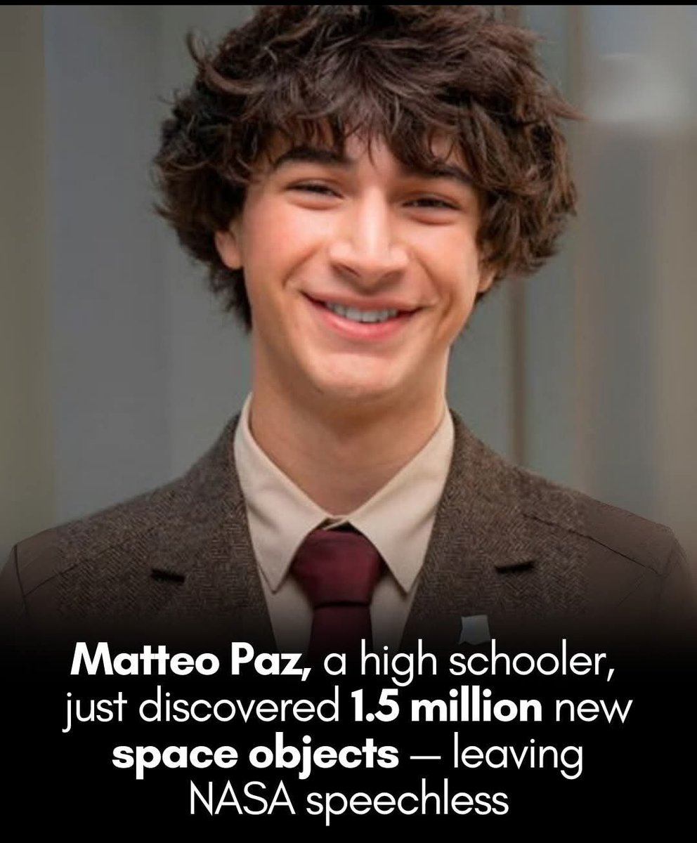 Gayakwad72087's tweet image. #physics #science #physicshomeworkhelp 
#physics #Alzheimer #space #FollowMe #Nature #astronomy, #Nasa  #astrophotography 
#historyEvery 
#physicsHistory 
#Nasa #andromeda 🚨 A student in the US just discovered MILLIONS of new space objects. 

He literally stunned the scientific…