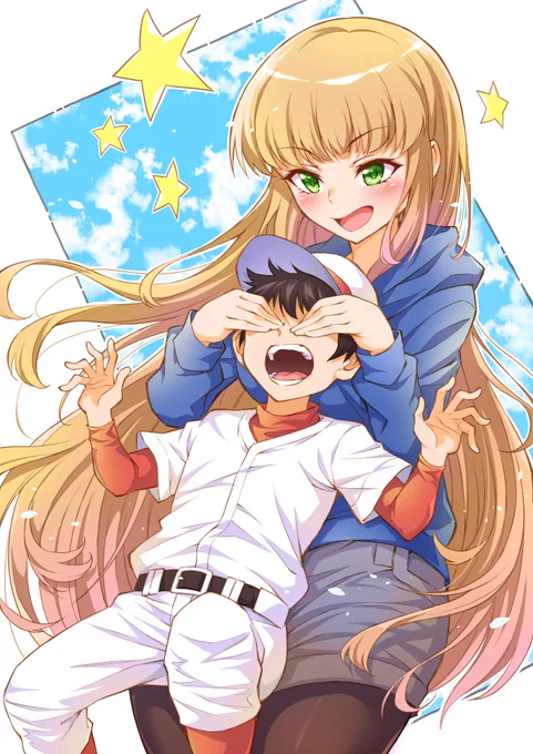 #パワポケ #夏目准生誕祭 「だーれだっ」