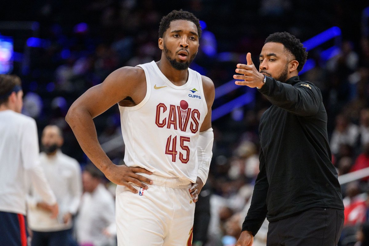 WeAreCavsNation's tweet image. REPORT: If the Cavs were to move on from Kenny Atkinson, Donovan Mitchell’s preferred interim head coach would be Johnnie Bryant, per @GrantAfseth