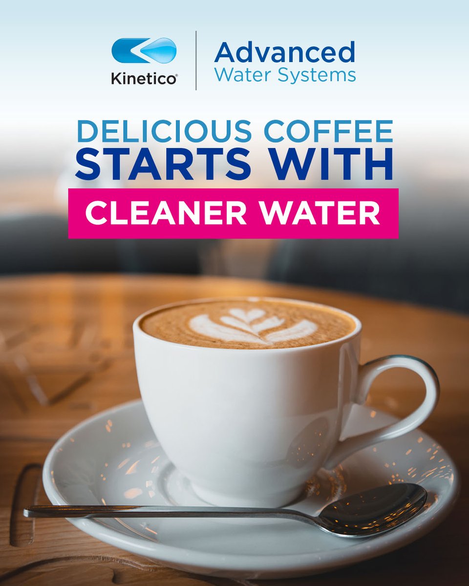 98% of your coffee is water ☕ Don’t let hard minerals and chlorine ruin the flavor. Filtered and purified water keeps every cup smooth and your espresso machine protected. 💧

👉 Read more: kineticoadvancedwatersystems.com/blog/water-qua…

#Coffee #KnowWhatYouDrink #KineticoClean