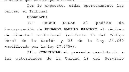 LucianaBertoia's tweet image. 🔴 Acaban de concederle la libertad condicional al represor Eduardo Emilio Kalinec, condenado a prisión perpetua por crímenes en ABO.

Kalinec es repudiado por una de sus hijas y es el represor que impulsa la causa de Coordinación Federal contra militantes de los '70.