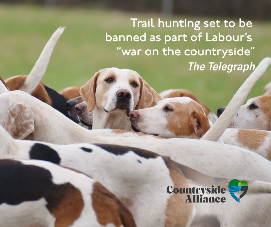 CAupdates's tweet photo. βPeople are starting to question whether the Government cares about the countryside at allβ - this is the clear message from rural communities, as today's Animal Welfare Strategy outlines a ban on trail hunting. π
Link in comments below β¬οΈ
#ActionForHunting #TrailHunting https://t.co/AGMX7wLMiy
