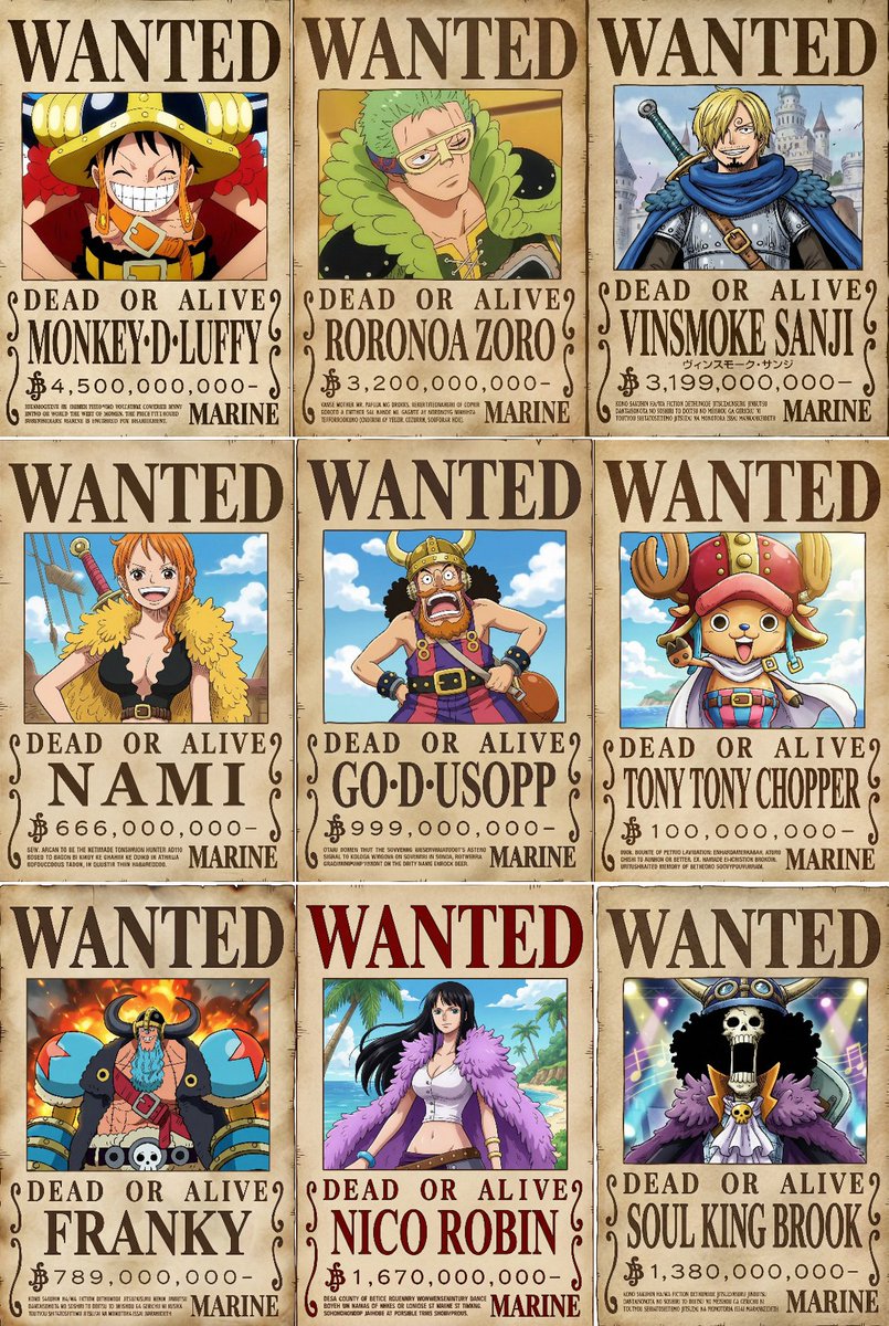 FotachuARGUY's tweet image. #ONEPIECE1170 - BREAKING : STRAW HATS CREW NEW BOUNTIES WERE JUST REVEALED 📰 #ONEPIECE

What's your reaction? 🎈