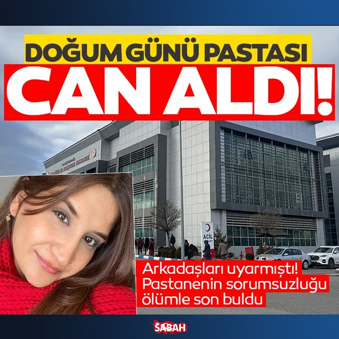 DOĞUM GÜNÜ PASTASI CAN ALDI!

Ağrı’da yumurtaya alerjisi bulunan Remziye Horuz, doğum günü için arkadaşlarının aldığı pastayı yedikten sonra fenalaşarak hayatını kaybetti.

sabah.com.tr/yasam/dogum-gu…