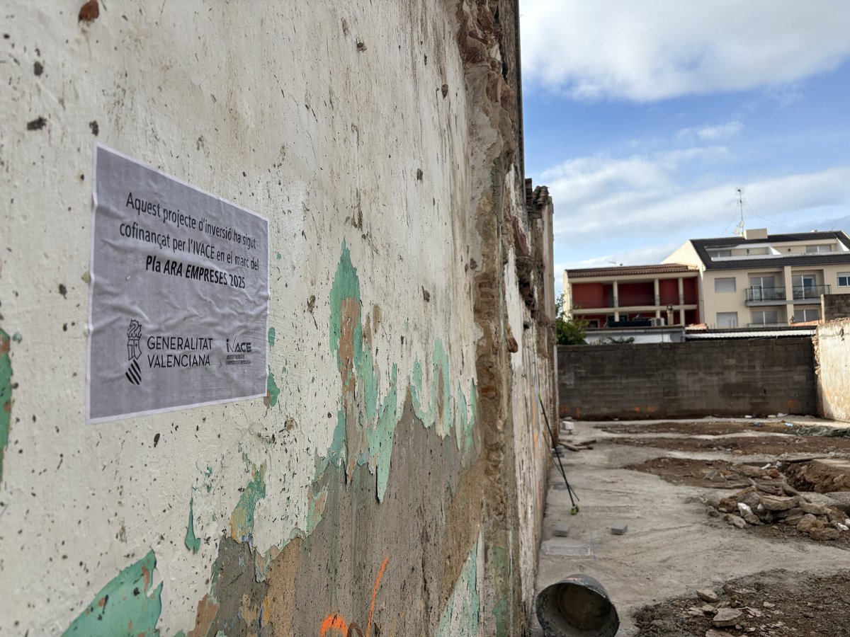 La construcción del Archivo Fílmico de Aguilar Cinema va viento en popa. Gracias al <a href="/GVAivace/">IVACE+i</a>, ya tenemos la cimentación del solar y en breve levantamos.